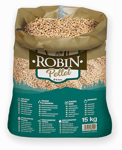 worek pelletu opałowego Robin do kupienia w Nasielsku lub sklepie internetowym